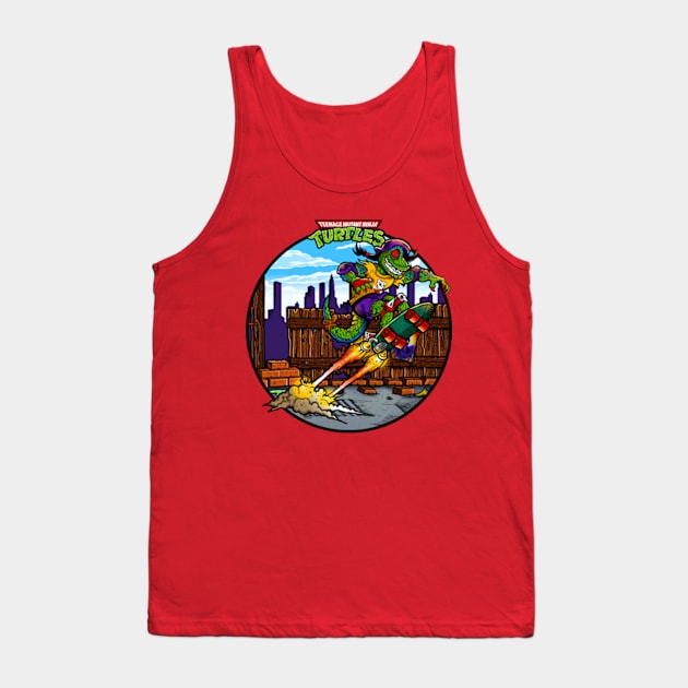 Mondo Gecko Radical Skateboarding Tank Top by Ale_jediknigth